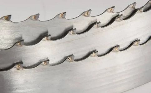 白沙硬质合金带锯锯条前后摆动解决方案